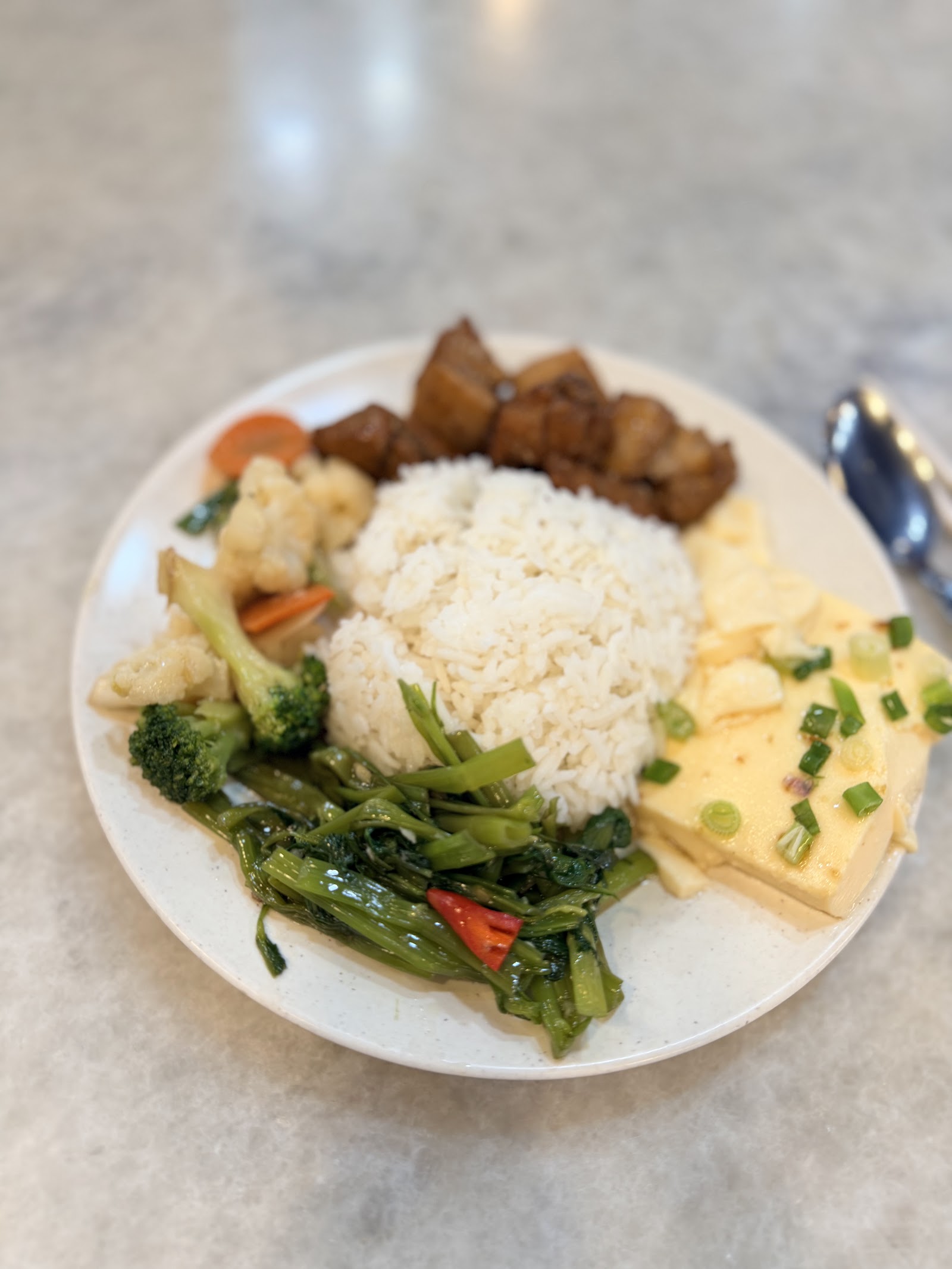 家乡卤肉饭 cabbage + braised meat + braised egg + rice